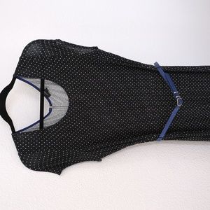 Limited Black& White Polka Dot Midi Dress